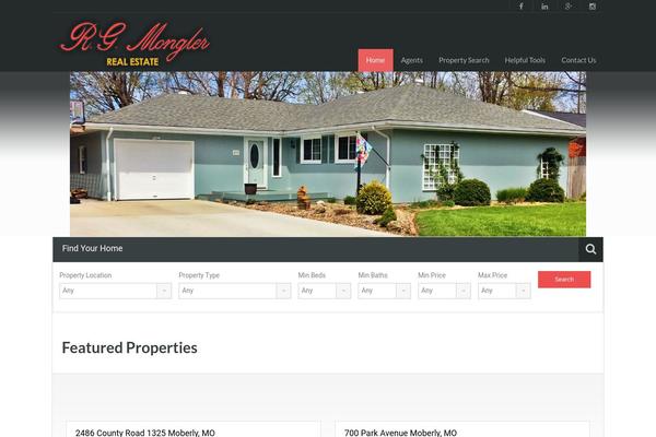 Realhomes Theme theme site design template sample