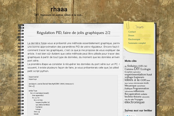 rhaaa.fr site used Anarcho Notepad
