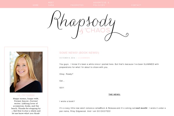 rhapsodyandchaos.com site used Oliveandivydesign
