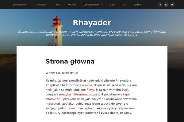 Site using Helion Widgets Pro plugin