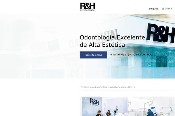 Avada theme site design template sample
