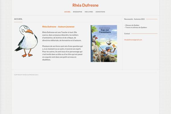 rheadufresne.com site used Blaszok eCommerce Theme