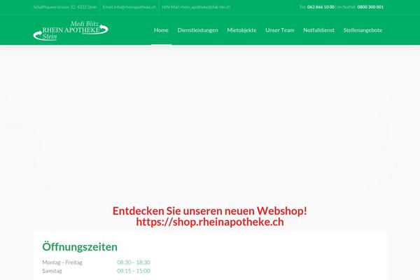 BeClinic theme site design template sample