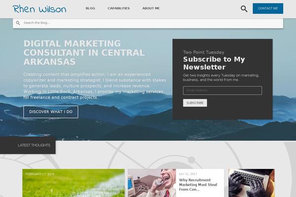 Twentysixteen-child theme site design template sample