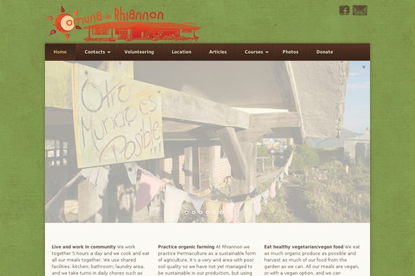 Earth theme site design template sample