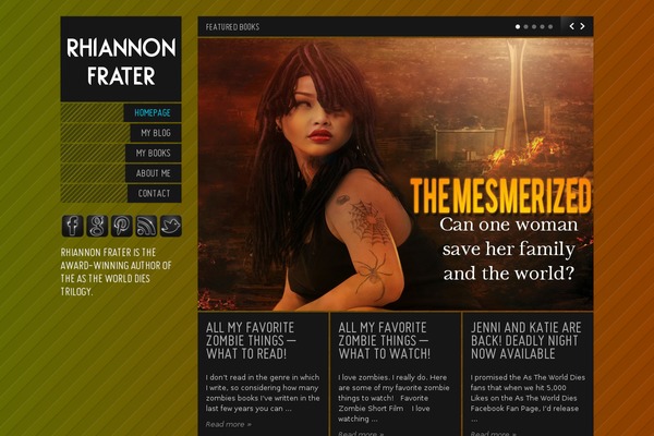 rhiannonfrater.com site used Showycase