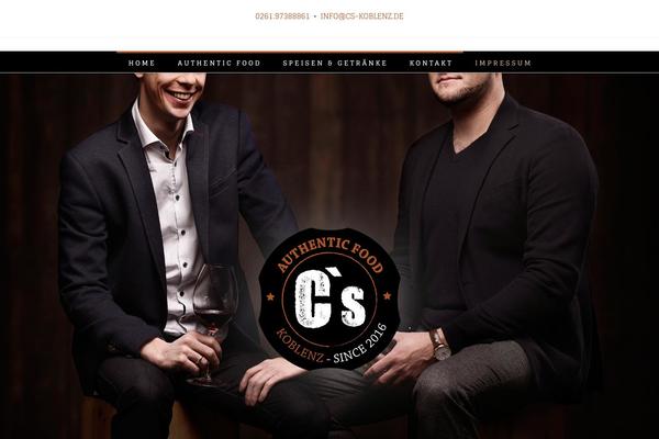 Linguini theme site design template sample