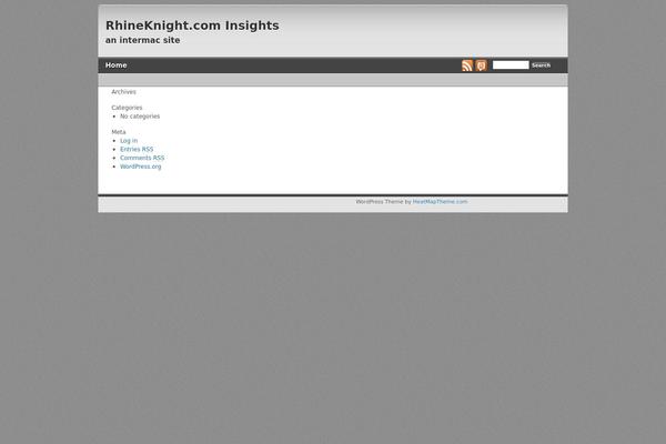 HeatMap Theme Pro 5 theme site design template sample
