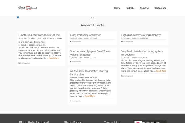 Pinnacle theme site design template sample