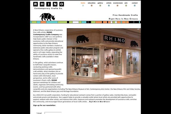 Rhino theme site design template sample
