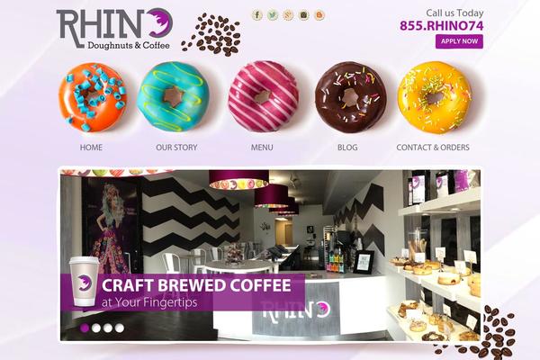 Rhino theme site design template sample