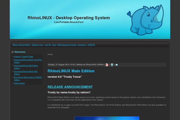 rhinolinux.com site used Limelight