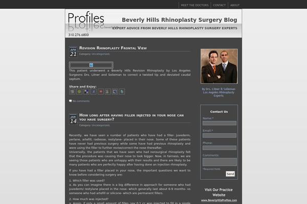 rhinoplastyinbeverlyhills.com site used Mushblue-10