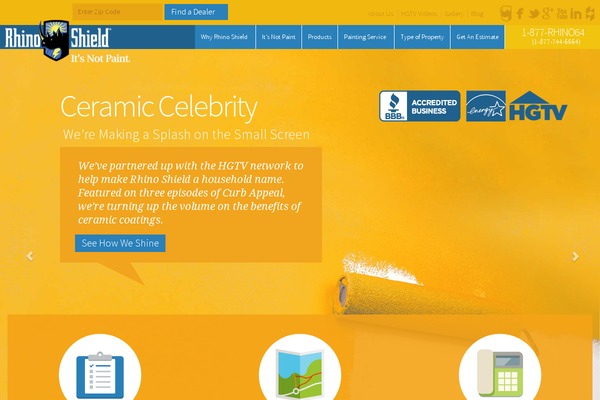 Rhino theme site design template sample