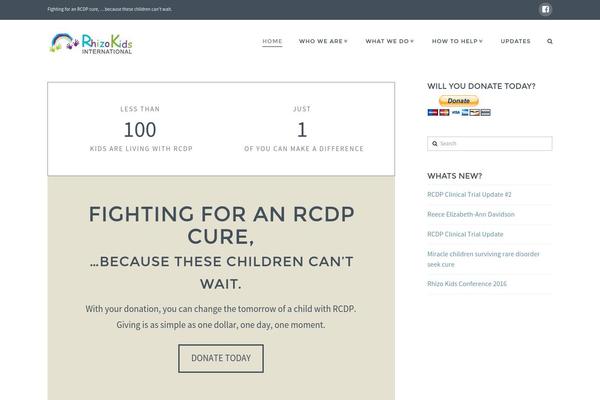 Patricia theme site design template sample