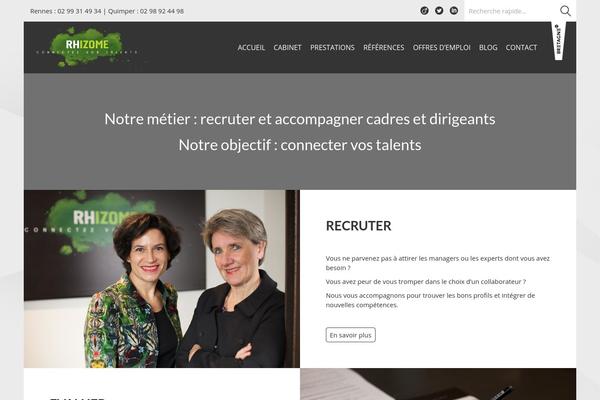 Minimal theme site design template sample