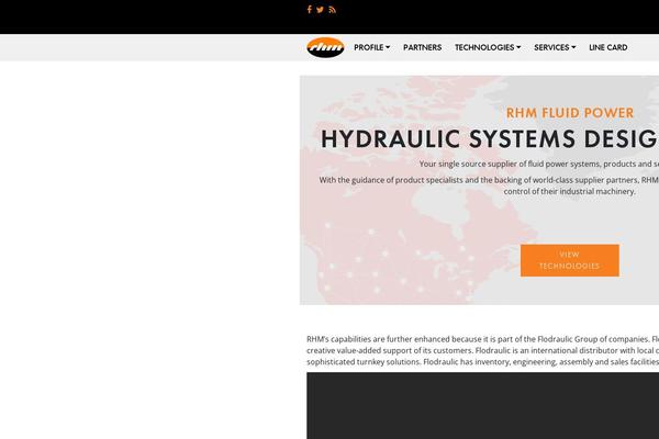 Roots theme site design template sample