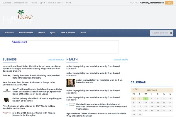 Gadgetine theme site design template sample