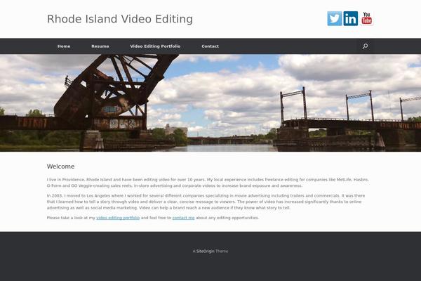 Site using Video Gallery plugin