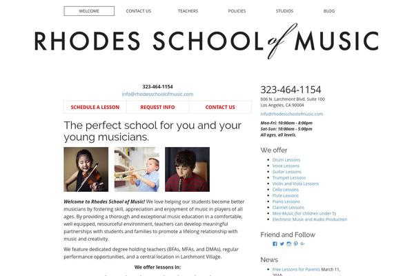 rhodesschoolofmusic.com site used Puresimple