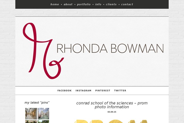Site using Instagram for WordPress plugin