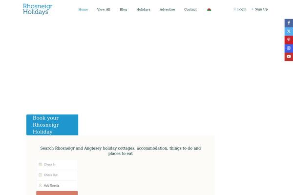 Wprentals theme site design template sample