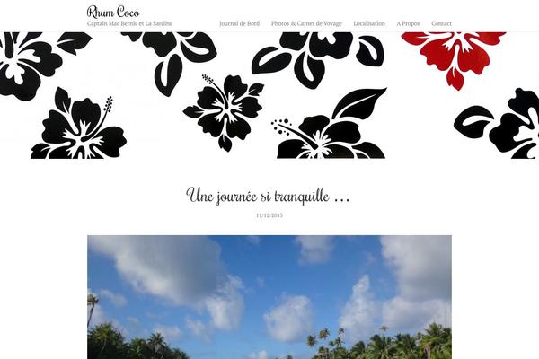 Personal theme site design template sample