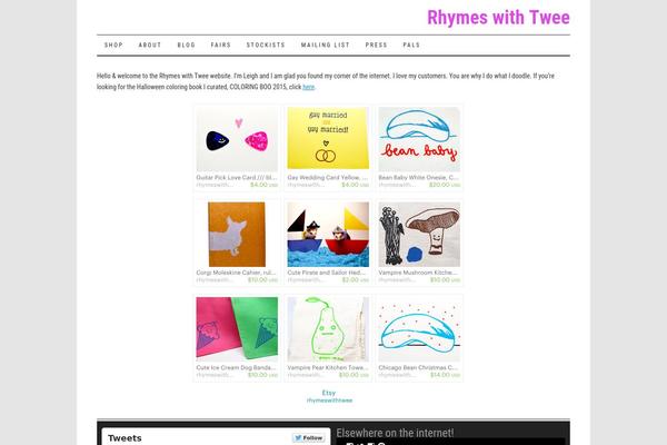 Pilcrow theme site design template sample