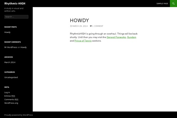 WP Portfolio theme site design template sample