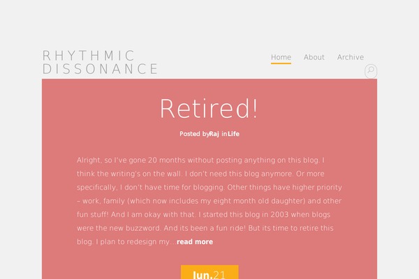 Serene theme site design template sample