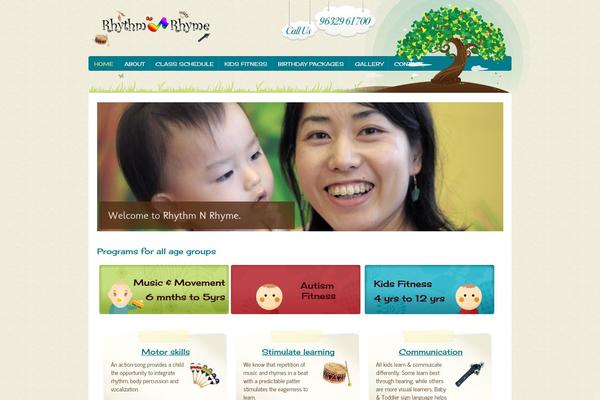 Child_care_creative theme site design template sample