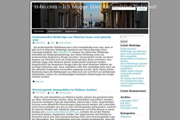 Azul Silver theme site design template sample