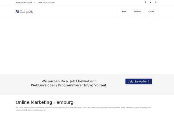 Inspira theme site design template sample