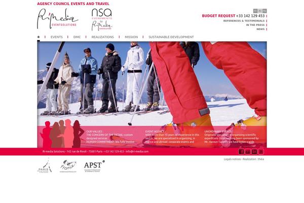 Nsa theme site design template sample
