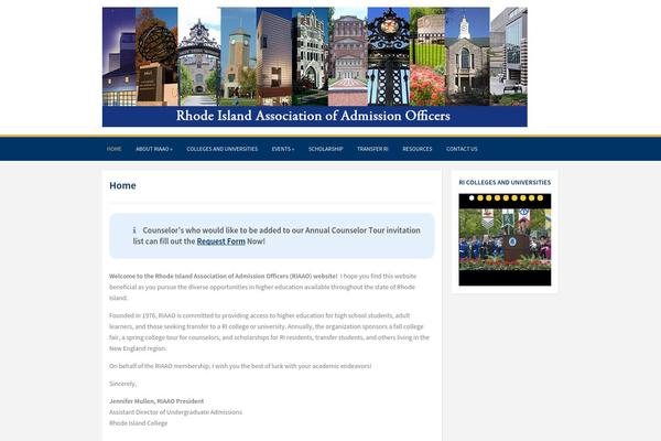 Academica Pro theme site design template sample