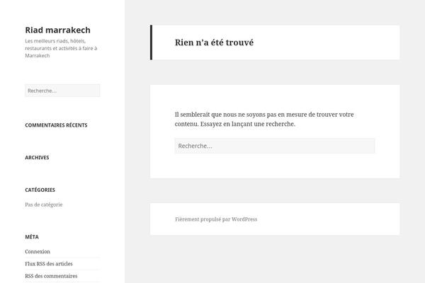 WordPress website example screenshot