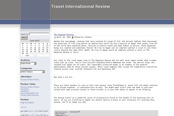 Blueline theme site design template sample