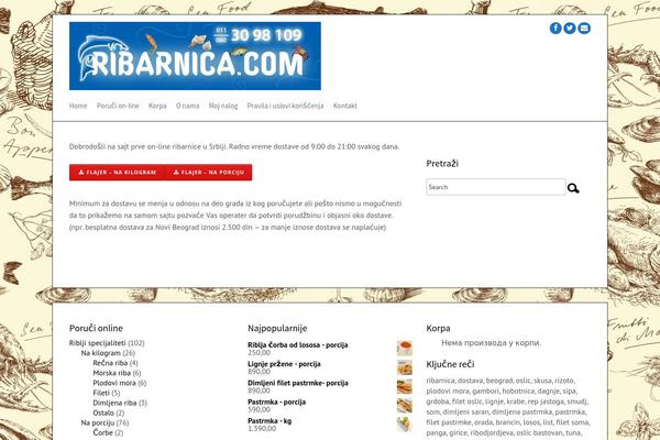 ribarnica.com site used Simple-business