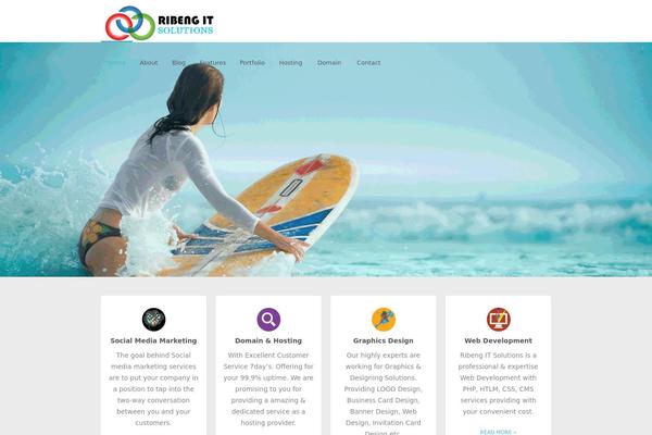 Company theme site design template sample