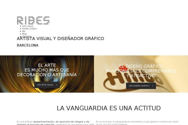 Sideways theme site design template sample