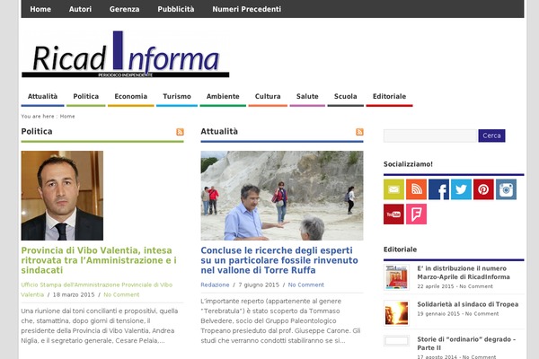 MesoColumn theme site design template sample