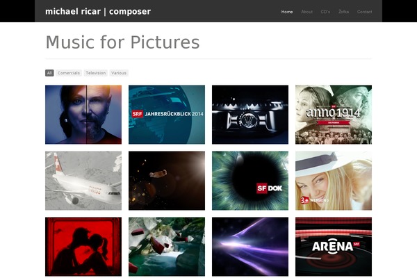 Reveal theme site design template sample