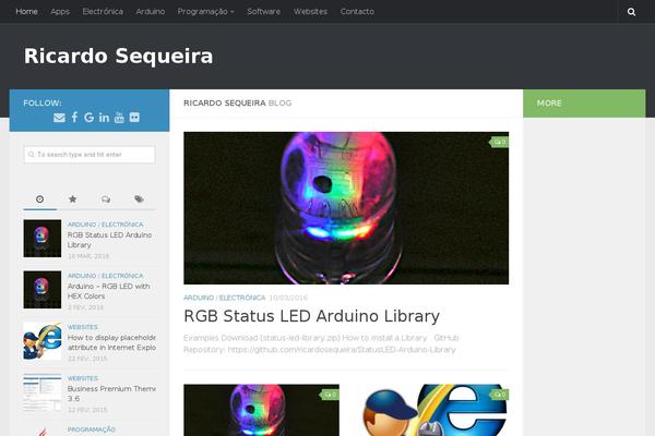 Site using CodeColorer plugin