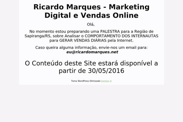 ricardomarques.net site used Centiveone-new