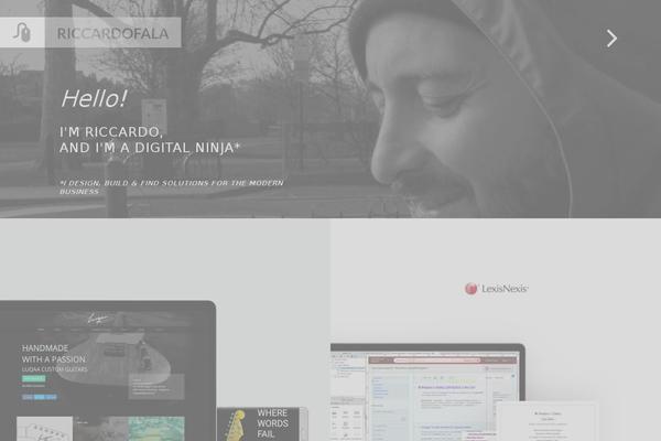 riccardofala.com site used Riccardofala