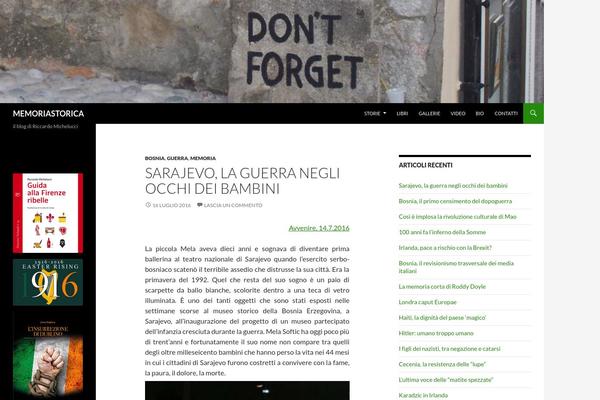 Twenty Fourteen theme site design template sample