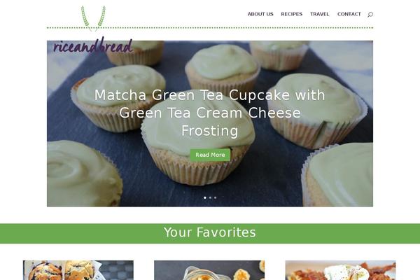 riceandbread.com site used Tastyfood-single-pro