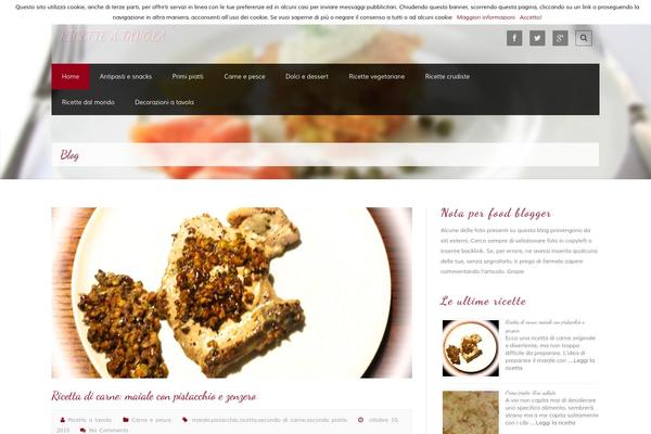 Foodeez Lite theme site design template sample