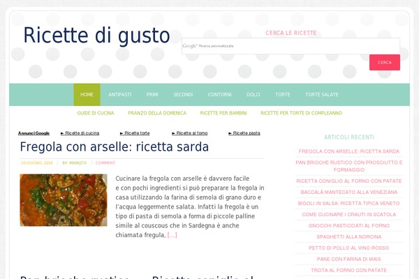 Generatepress-child theme site design template sample