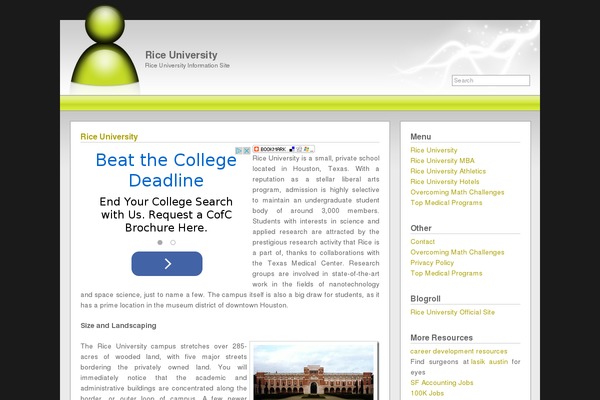 riceuniversity.net site used Baughxie